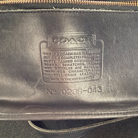 VINTAGE Coach Swagger 9820 Black Pre-94 - Picture 3 of 7